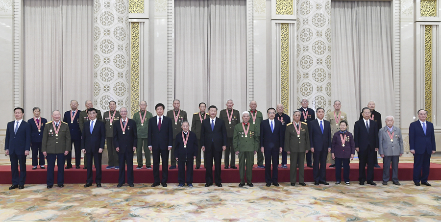 纪念中国人民志愿军抗美援朝出国作战70周年大会在京隆重举行 习近平发表重要讲话