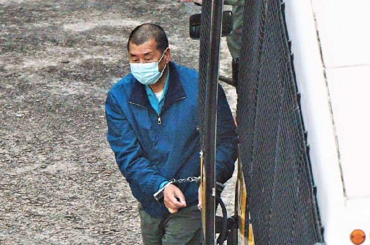 港媒指黎智英被加控“勾结外国或者境外势力危害国家安全”罪 周六提堂