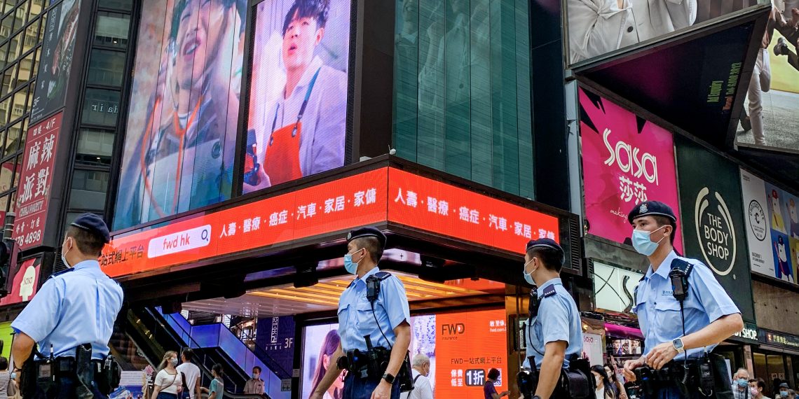 香港2021年逾160人涉违国安法被捕