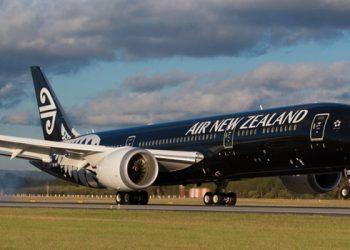新西兰航空公司的波音 787-9。
