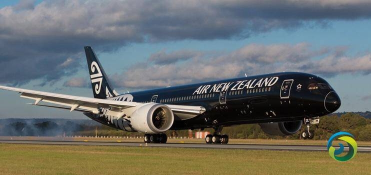 新西兰航空公司的波音 787-9。