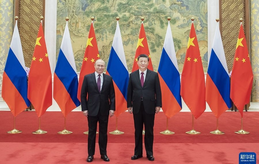 习近平同俄罗斯总统普京会谈