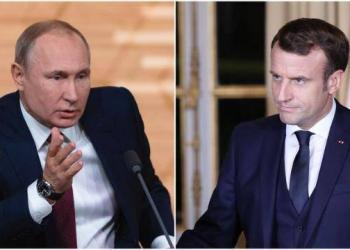 Putin, Macron discuss Ukraine issue over phone
