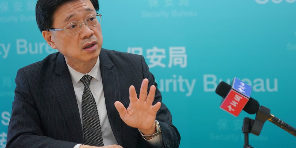 政务司司长李家超宣布准备参选香港特首