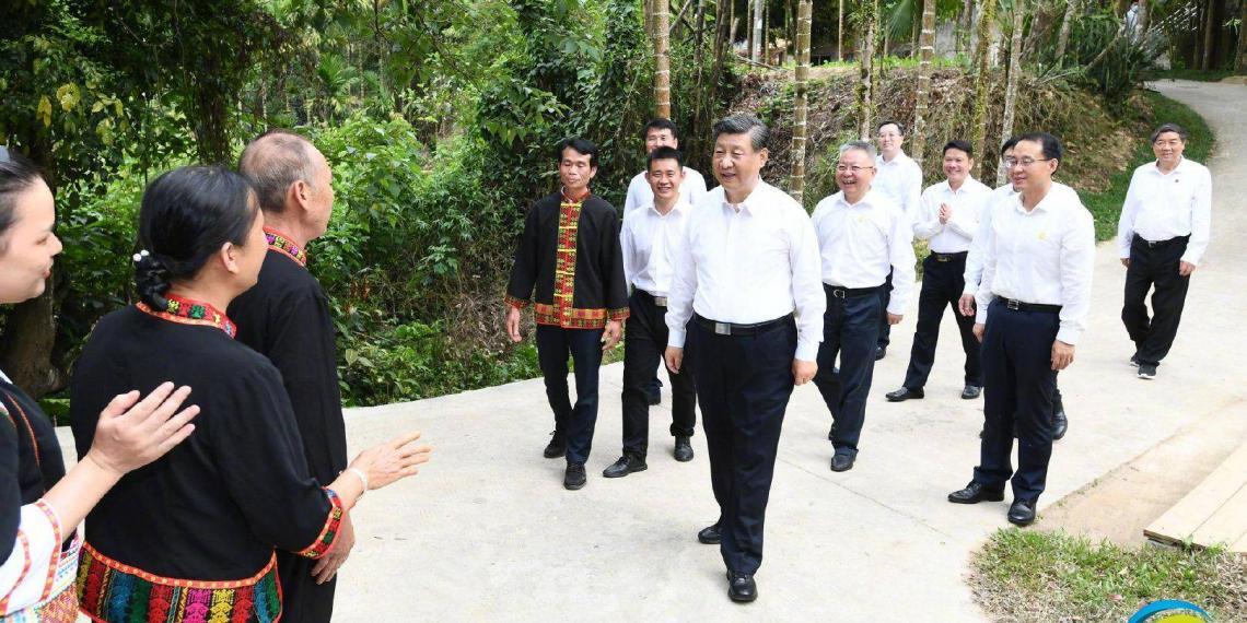 习近平在海南三亚市、五指山考察调研(图辑)