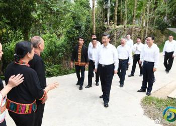 习近平在海南三亚市、五指山考察调研（图辑）