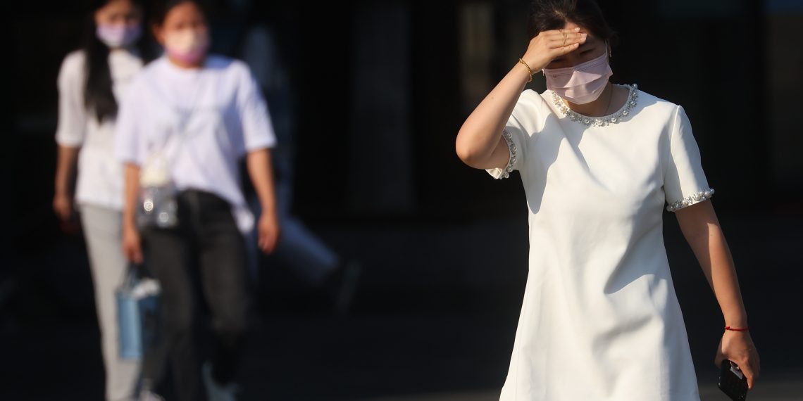 中国北方高温升级 局地气温超40℃