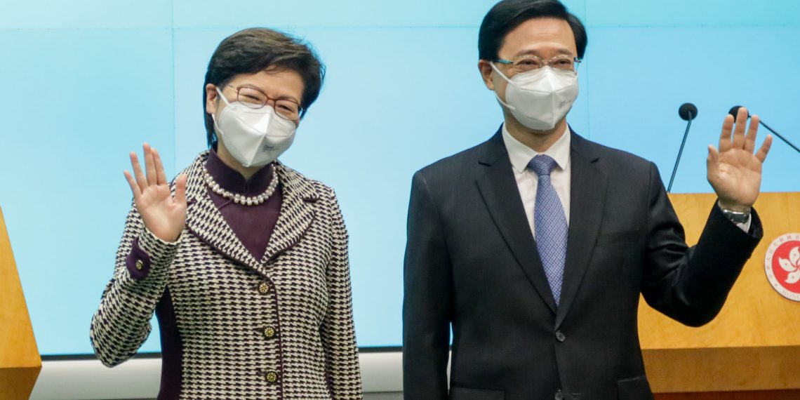 林郑月娥与李家超讨论交接 预祝带领香港再创高峰