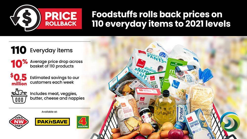 新西兰：超市巨头Foodstuffs 降价 110 种商品