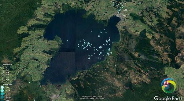 新西兰北岛陶波湖三周内发生数十次小地震