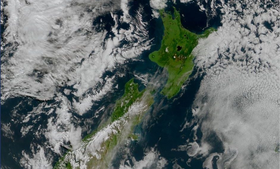 周四早上新西兰南岛大部分地区气温低于0℃