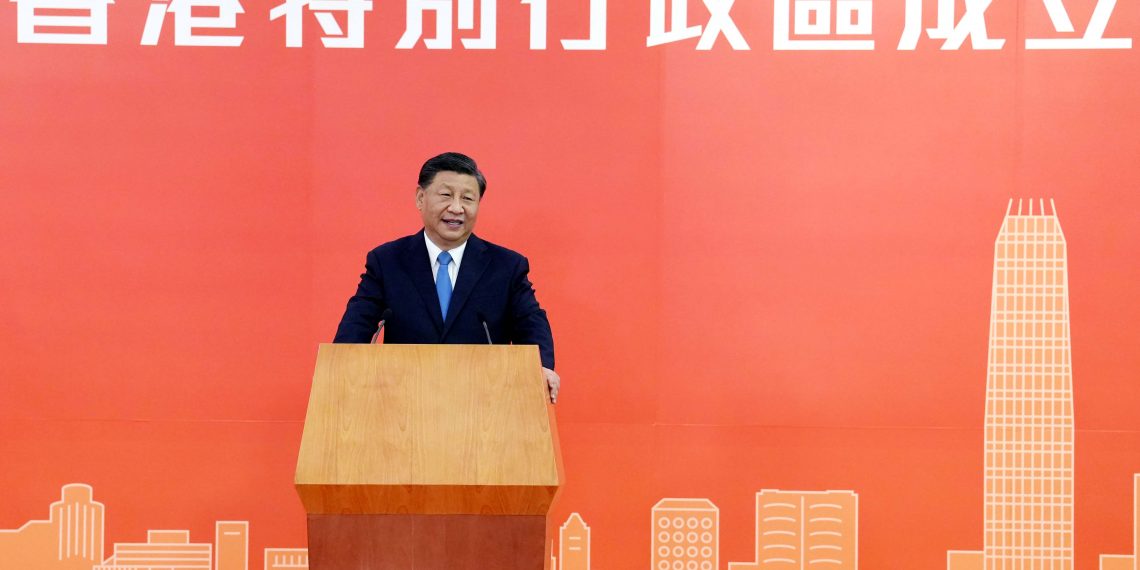 习近平出席庆祝香港回归祖国25周年大会暨香港特别行政区第六届政府就职典礼
