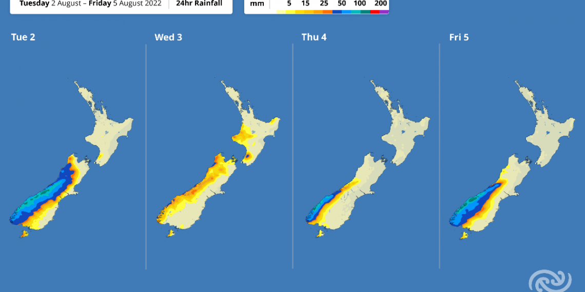 本周南岛西部天气潮湿,全国其他地方大多干燥