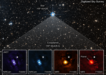 韦布空间望远镜拍摄到太阳系外行星直接图像