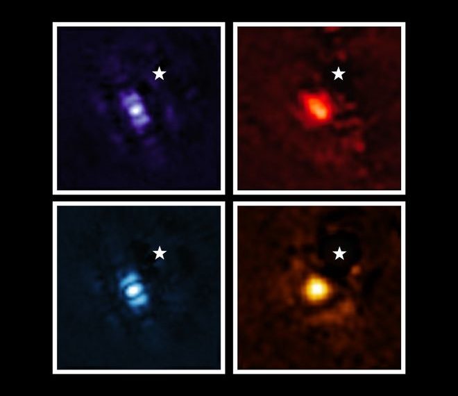 韦布空间望远镜拍摄到太阳系外行星直接图像