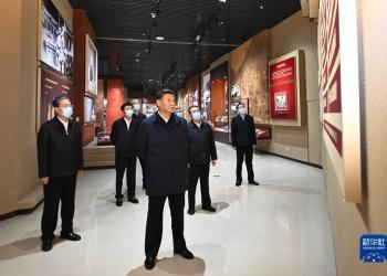 习近平携中共中央政治局6常委专程前往陕西延安