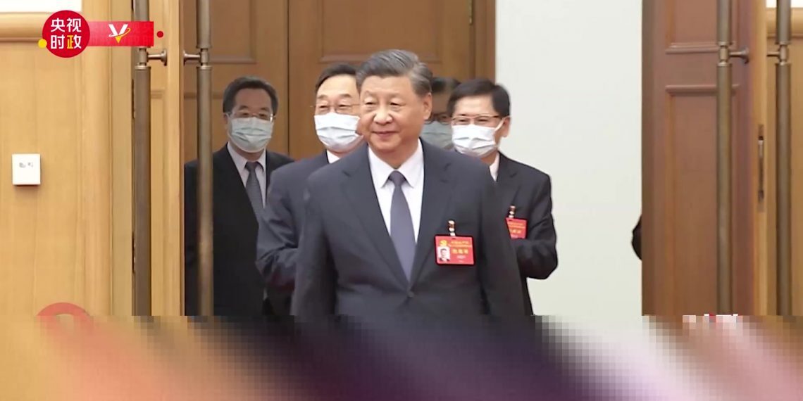 央视现场丨习近平参加中共二十大广西代表团讨论