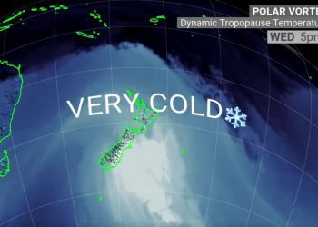 未来几天新西兰大部分地区将迎来极寒天气或雨雪