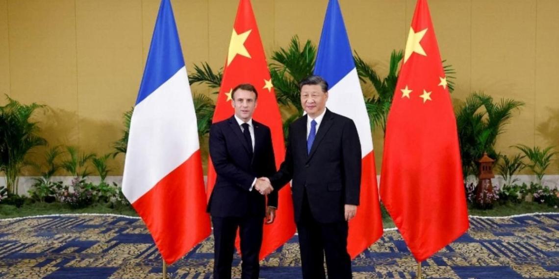 习近平会见法国总统马克龙