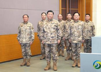 习近平视察军委联合作战指挥中心强调：全面加强练兵备战