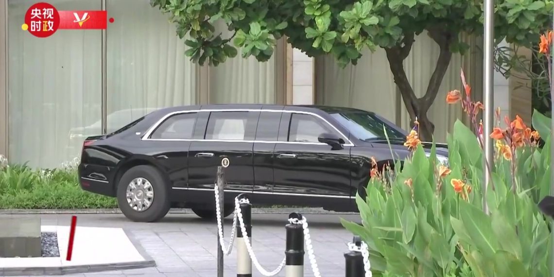 现场视频丨拜登抵达中美元首会晤现场