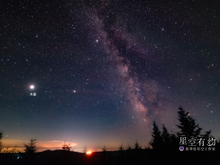 木星伴月正月初五现身夜空,奏响“星月交响曲”