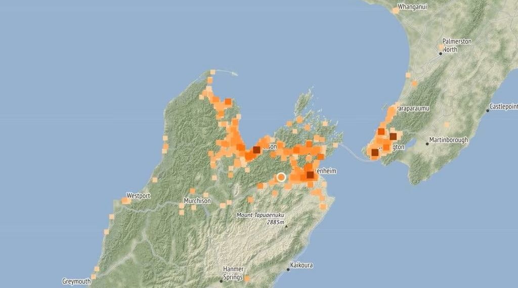 新西兰南岛顶部周三发生 4.9 级地震