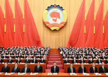 中国全国政协十四届一次会议在京开幕 习近平等到会祝贺