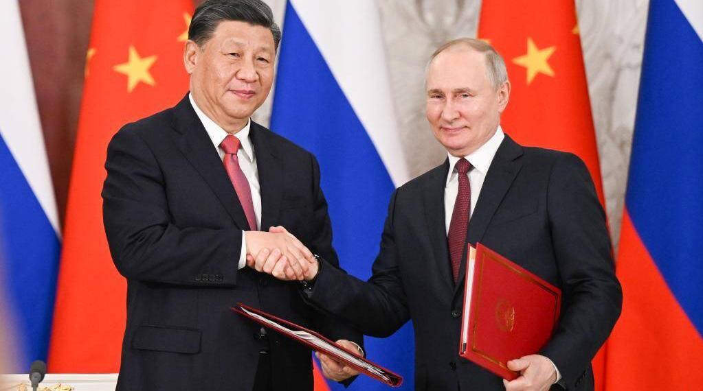 中国国家主席习近平与俄罗斯总统普京