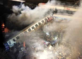 突发！希腊两列火车相撞致26人丧生
