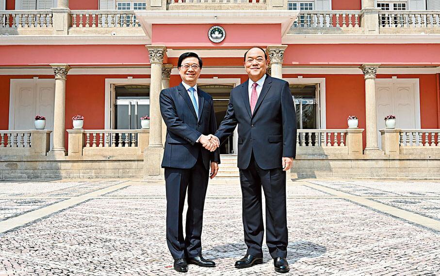 李家超晤賀一誠：拓港澳「聯線同遊」市場　打造灣區旅遊品牌