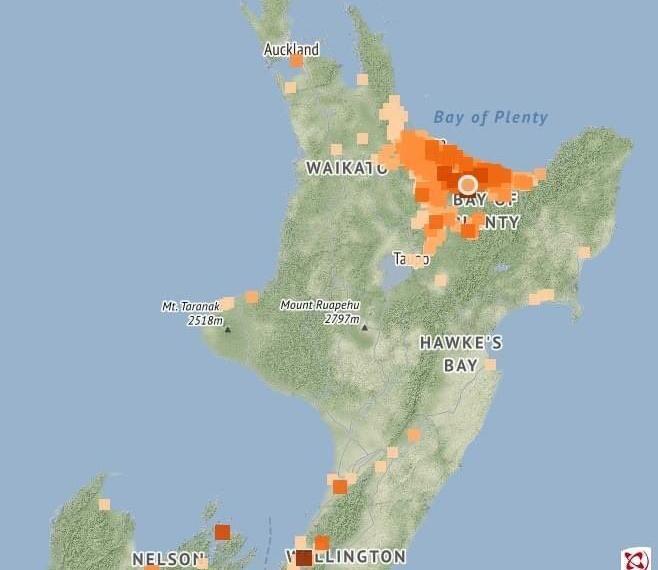 780多次滚动地震持续震荡新西兰东海岸