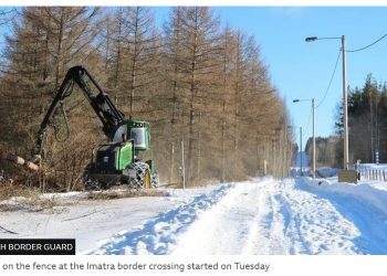Finland starts construction of Russia border fence