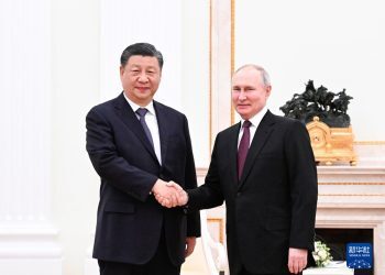 习近平会见俄罗斯总统普京