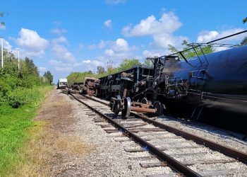 Another chemical train derails in US