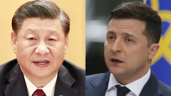 习近平同乌克兰总统泽连斯基通电话