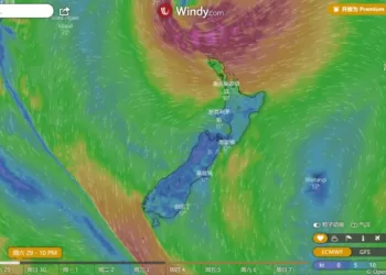 4月29日星期六的天气图。