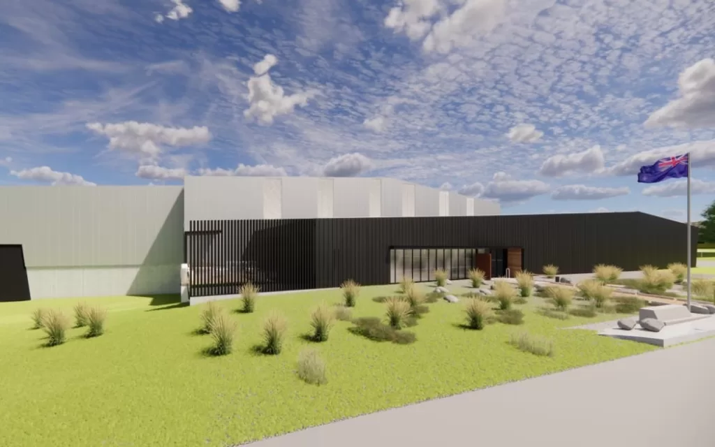Mock-up of a new data centre in West Auckland