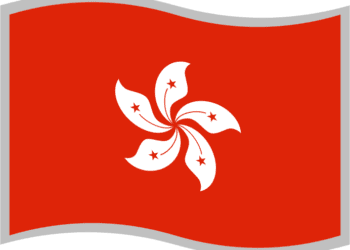 香港区旗。