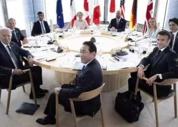 G7广岛峰会5月20日会议。