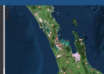 NIWA Coastal Flood Layers Viewer（NIWA 沿海洪水层）。