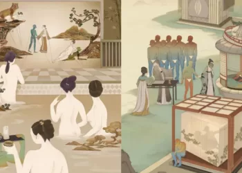 《北庭皮影汤》（左）《东庭春宵屋》（右）