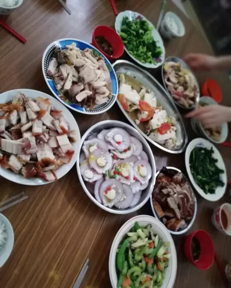 Home cooking in Keying’s family