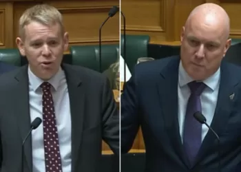Chris Hipkins and Christopher Luxon.