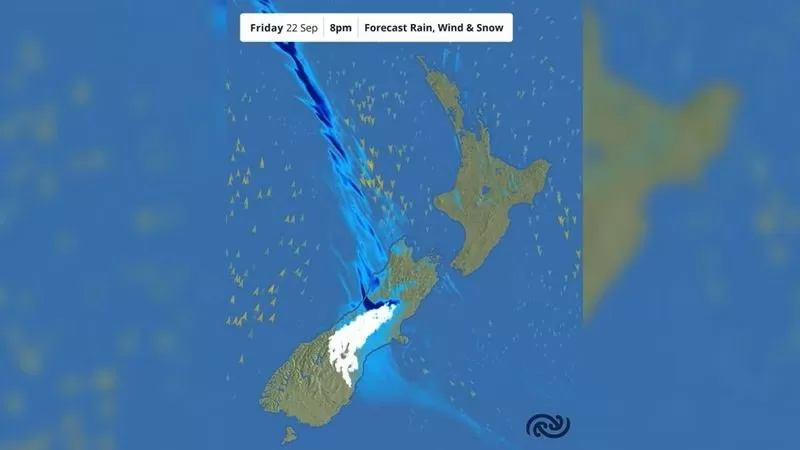 MetService 预测坎特伯雷和奥塔哥北部将出现大雪。