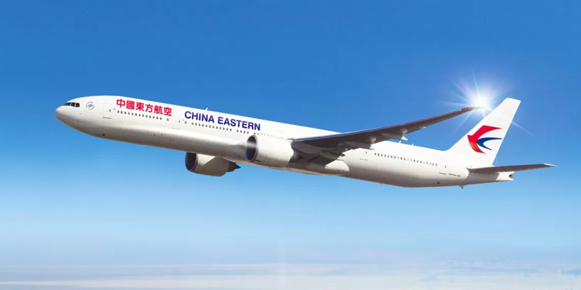 中国东方航空。例图。