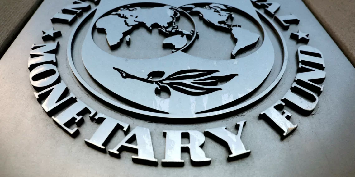 FILE PHOTO: The International Monetary Fund (IMF) logo is seen outside the headquarters building in Washington, US, September 4, 2018.