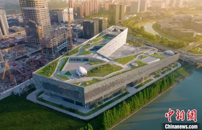The picture shows the Zhangjiang area of Shanghai Free Trade Zone. Credit:Pudong New Area