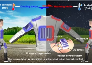 Solar-powered clothes, for the heat and cold