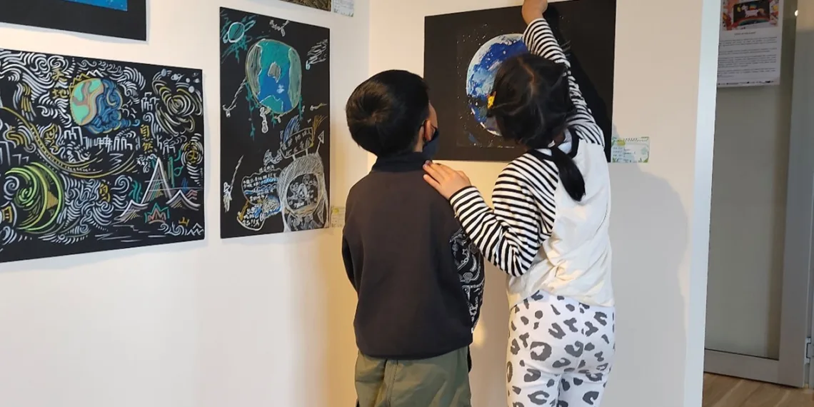 中新青少年参与新西兰世界地球日国际作品展,关注环境和可持续未来